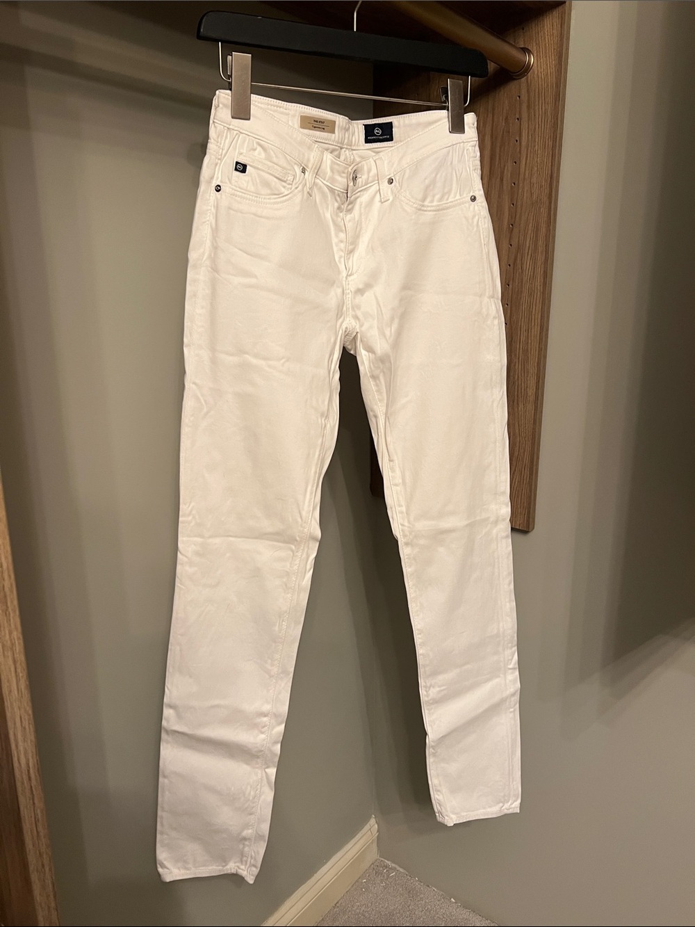 Ag jeans THE STILT cigarette leg White Jeans